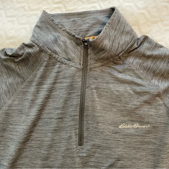 Eddie Bauer Men’s Resolution FreeDry 1/4 Zip Pullover Long Sleeve Shirt - Picture 2 of 10